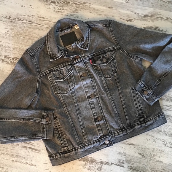 Levi's Jackets & Blazers - LEVI BLACK DENIM JACKET  XL